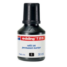 Frasco tinta T25 negra edding T25-001