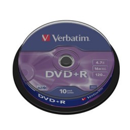 SP10 DVD+R 4,7GB 16X Verbatim 43498