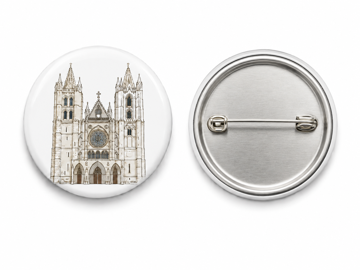 Chapas con Imperdible Redondas | Tamaño: 59mm